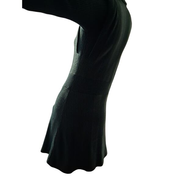 Maeve Anthropologie Womens size XSmall Ribbed Mock Neck Grungecore Sweater Dress - Picture 5 of 10